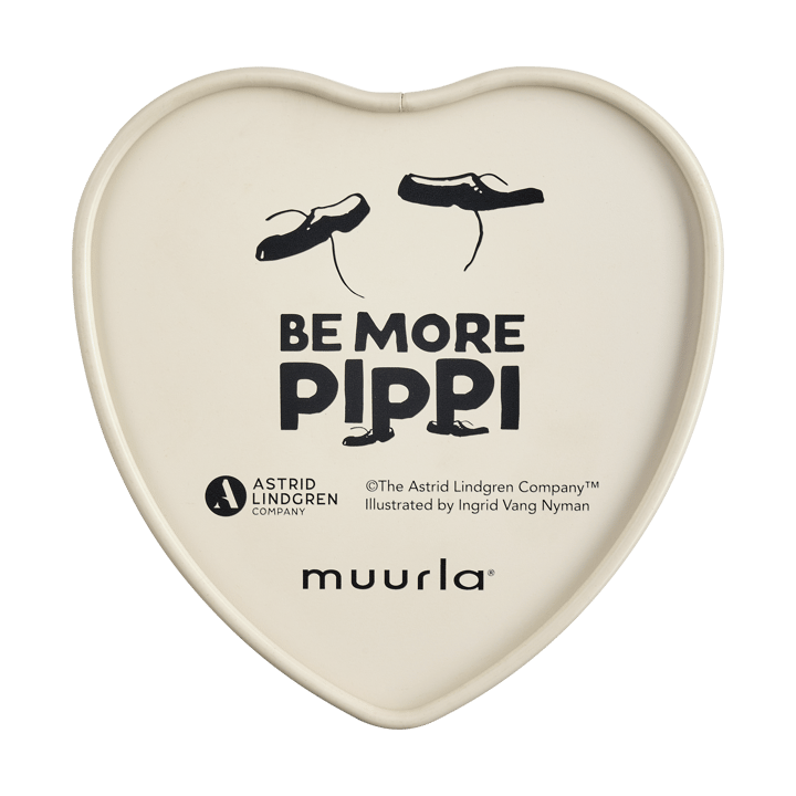 Pippi μεταλλικό κουτί σε σχήμα καρδιάς 4x10 εκ., Be More Pippi Muurla