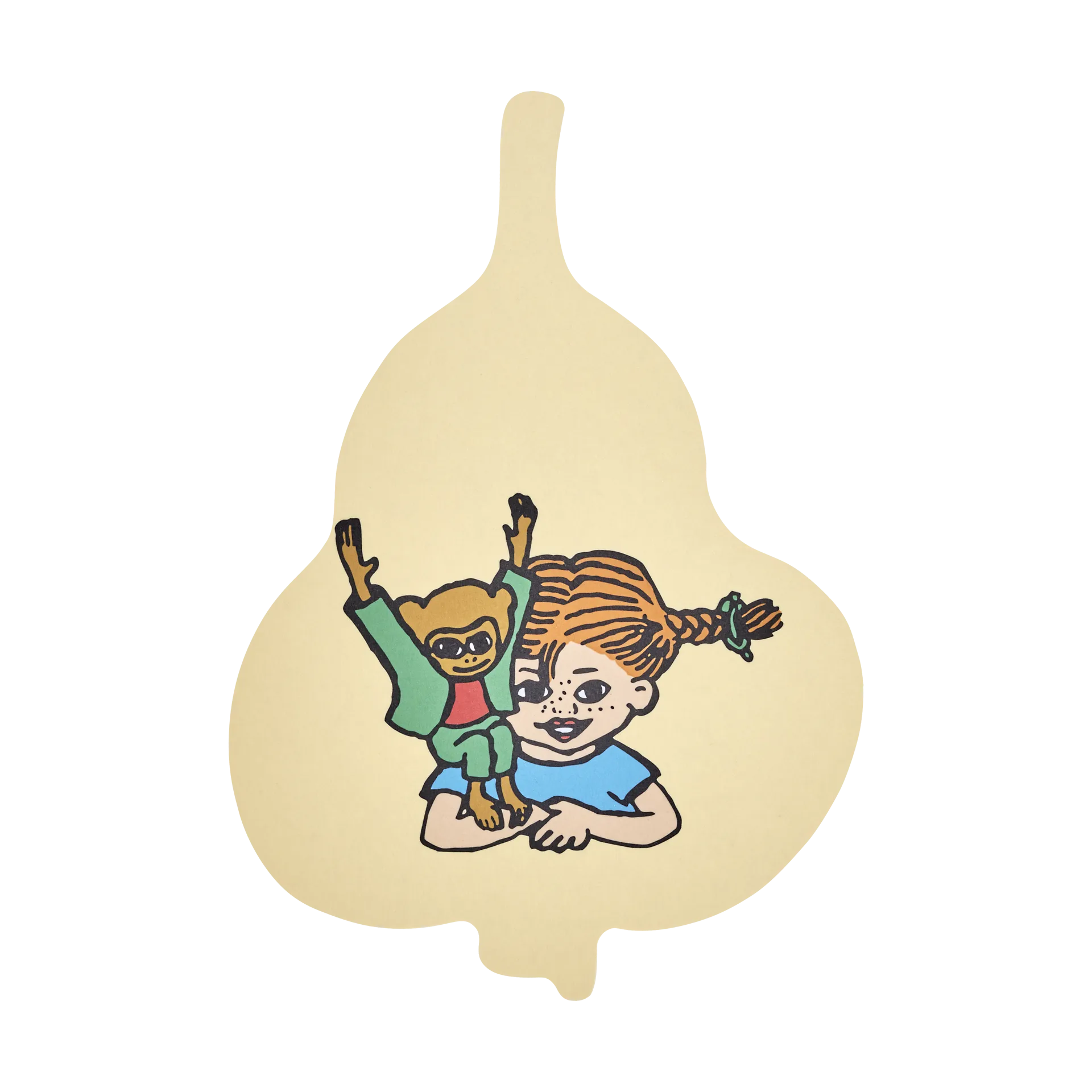 Pippi Chop & Serve ξύλινη επιφάνεια κοπής 21x30 cm, Fruits Muurla