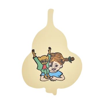 Pippi Chop & Serve ξύλινη επιφάνεια κοπής 21x30 cm - Fruits - Muurla