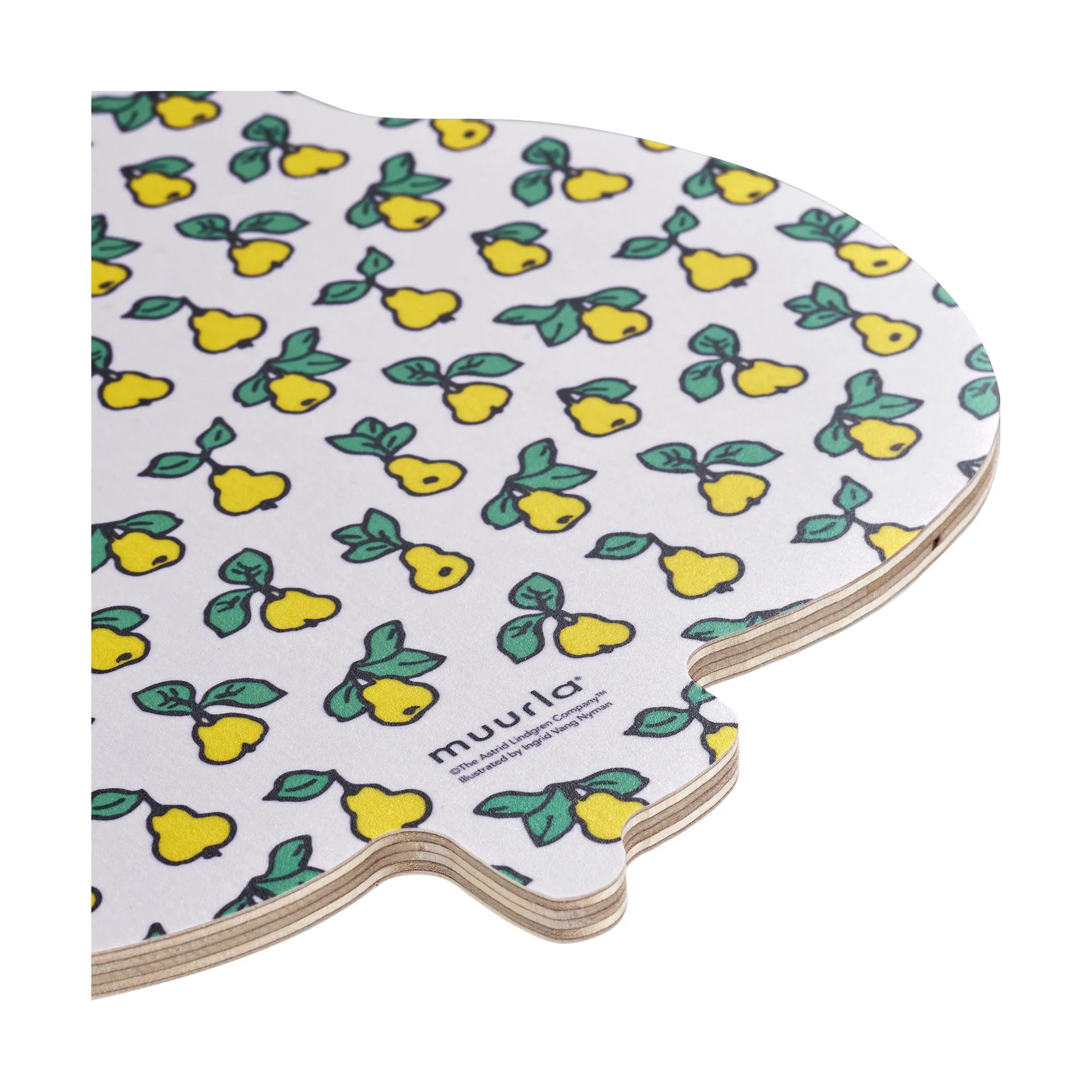 Pippi Chop & Serve ξύλινη επιφάνεια κοπής 21x30 cm, Fruits Muurla