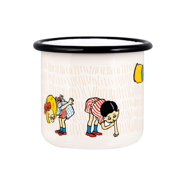 Pippi The Snirkle Hunt εμαγιέ κούπα 25 cl, Πολύχρωμο Muurla