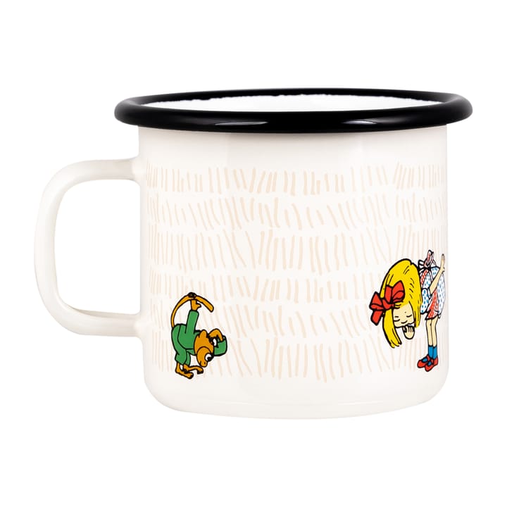 Pippi The Snirkle Hunt εμαγιέ κούπα 25 cl, Πολύχρωμο Muurla