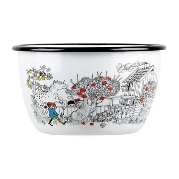 Pippi The Way Home εμαγιέ μπολ 2 l - Λευκό - Muurla