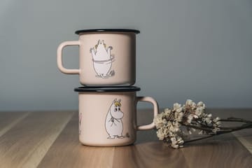 Snorkmaiden Retro εμαγιέ κούπα 37 cl - Μπεζ - Muurla
