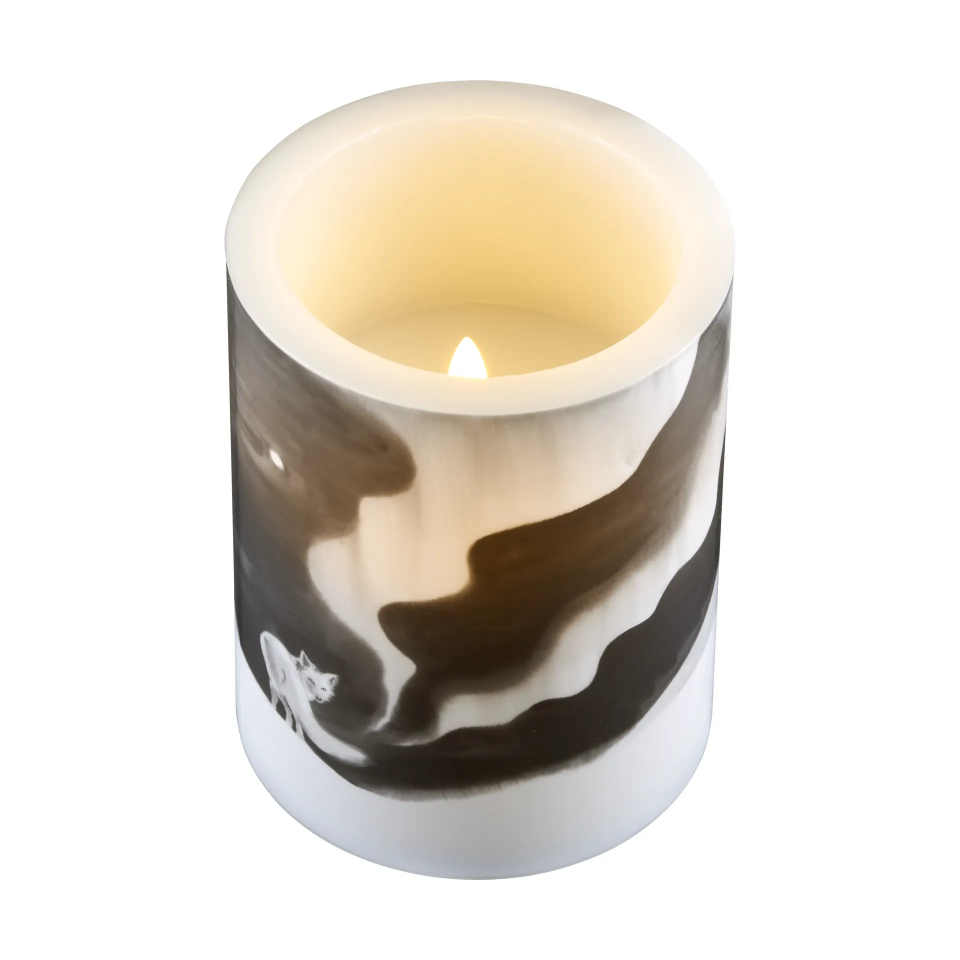 Teemu Järvi x Muurla LED-κερί Ø12,5 εκ., Αλεπού Muurla