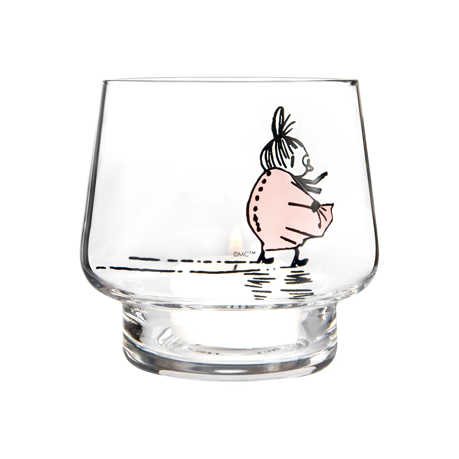 The strong-willed φανάρι, διαφανές-ροζ Muurla