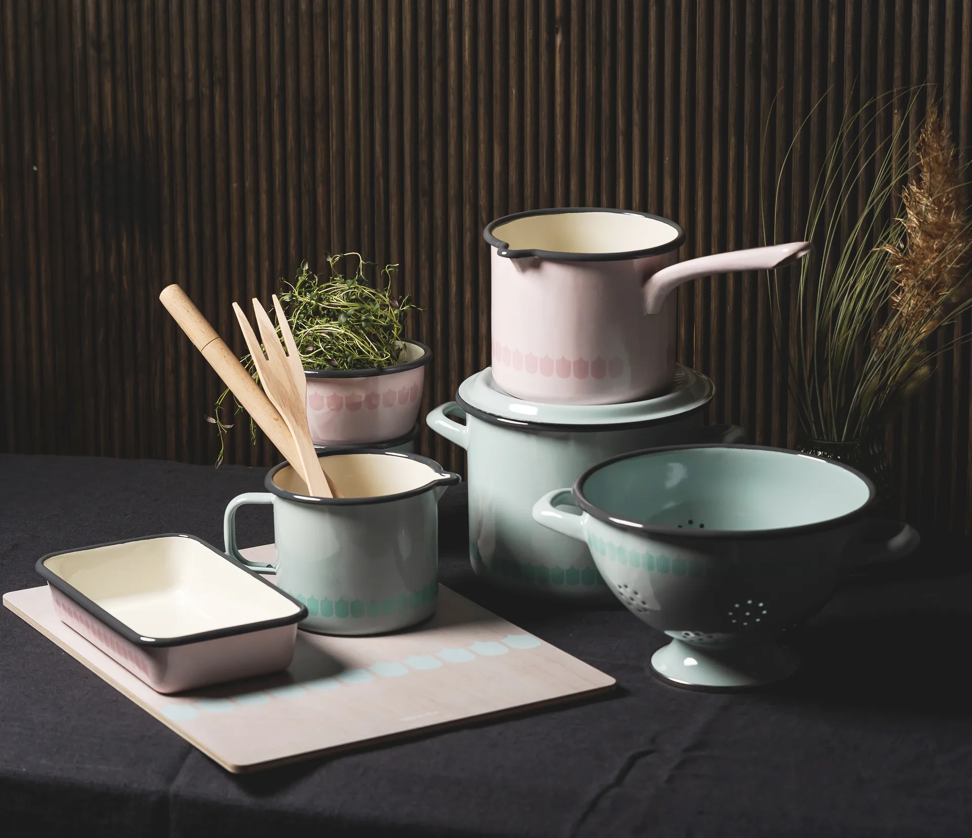 Vappu εμαγιέ κατσαρόλα 3,5 l, Πράσινο Muurla