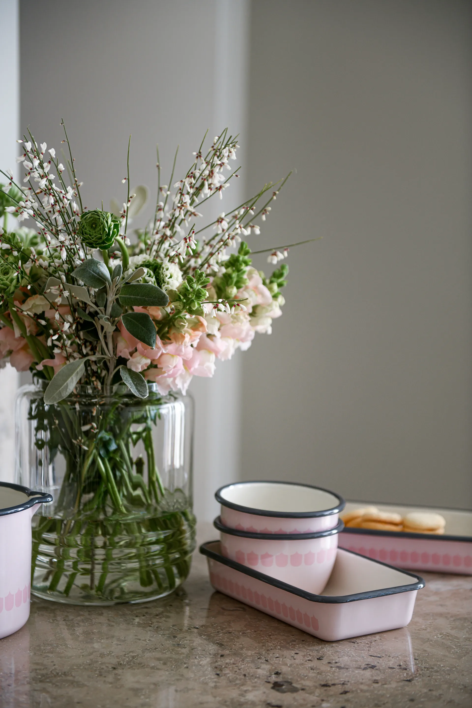 Vappu εμαγιέ ταψί φούρνου, Ροζ Muurla