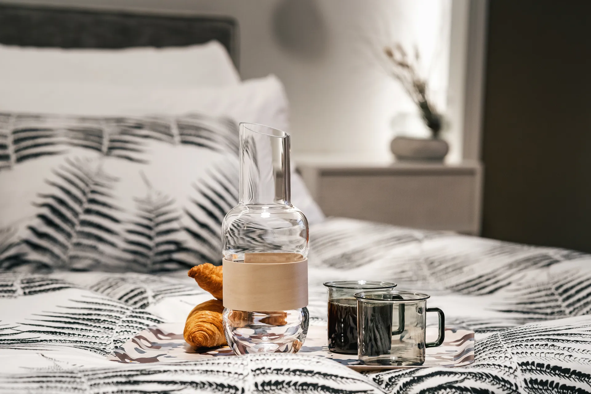 Veneer καράφα 1 L, Διαφανές-σημύδα Muurla