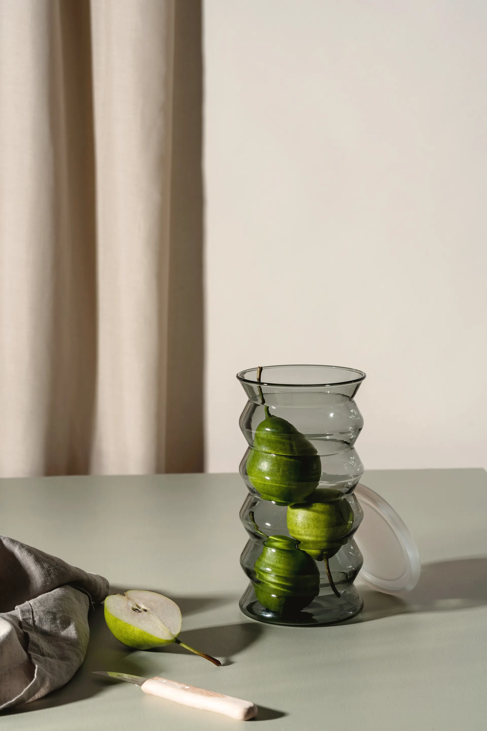 Waves βάζο 20 cm, Γκρι Muurla