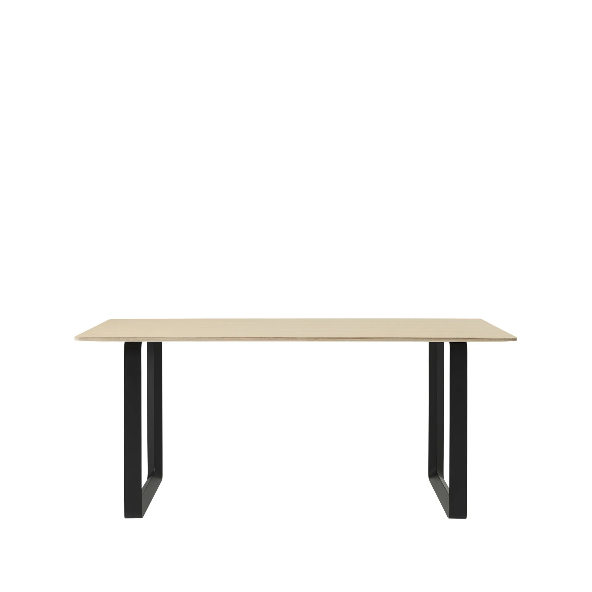 Τραπεζαρία 70/70 170x85 εκ, Oak veener-Plywood-Black Muuto