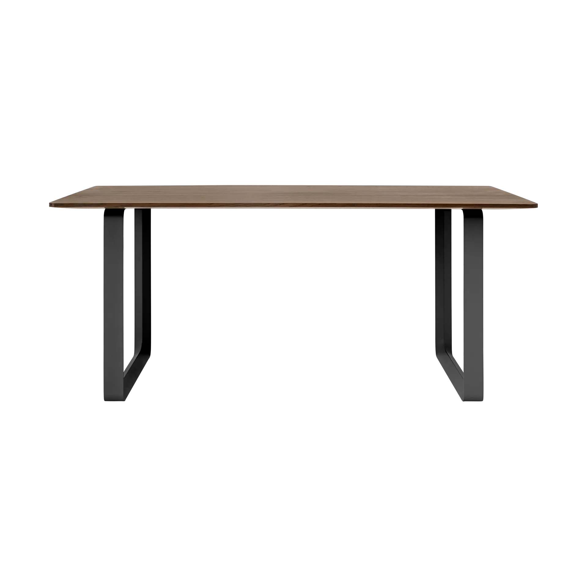 Τραπεζαρία 70/70 170x85 εκ, Solid smoked oak-Black Muuto
