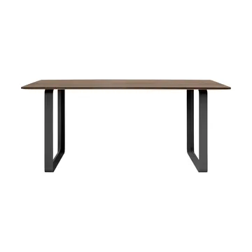 Τραπεζαρία 70/70 170x85 εκ - Solid smoked oak-Black - Muuto
