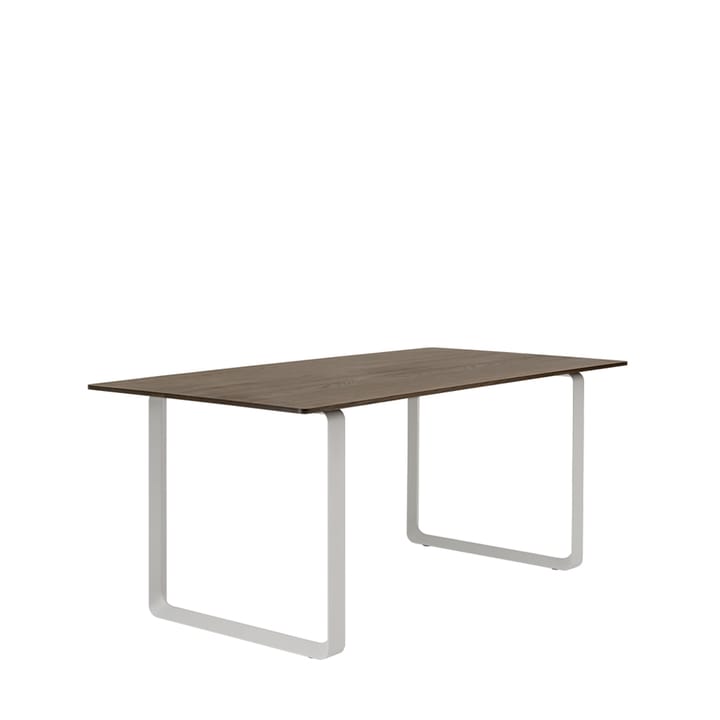 Τραπεζαρία 70/70 170x85 εκ, Solid smoked oak-Grey Muuto