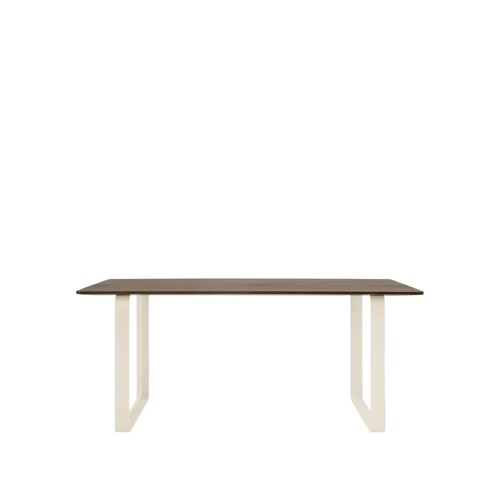 Τραπεζαρία 70/70 170x85 εκ, Solid smoked oak-Sand Muuto