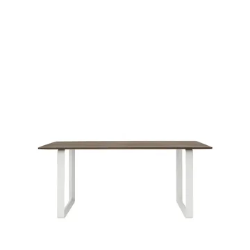 Τραπεζαρία 70/70 170x85 εκ - Solid smoked oak-White - Muuto