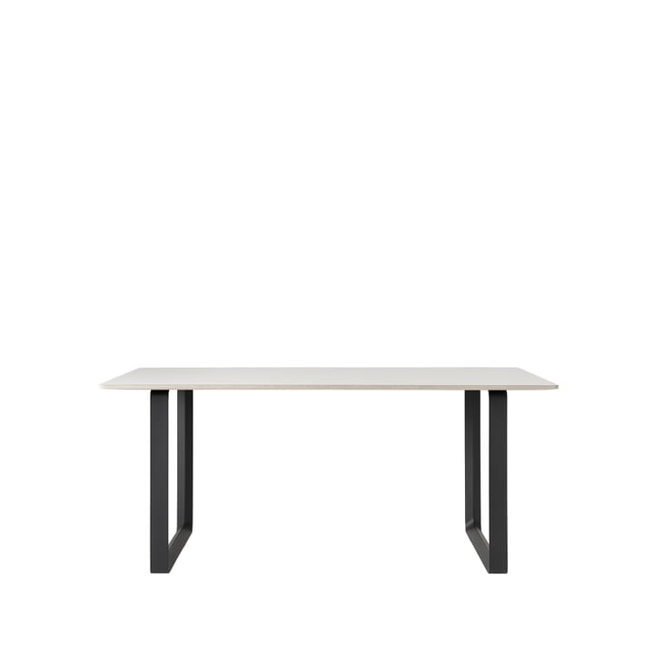 Τραπεζαρία 70/70 170x85 εκ - White laminate-Plywood-Black - Muuto