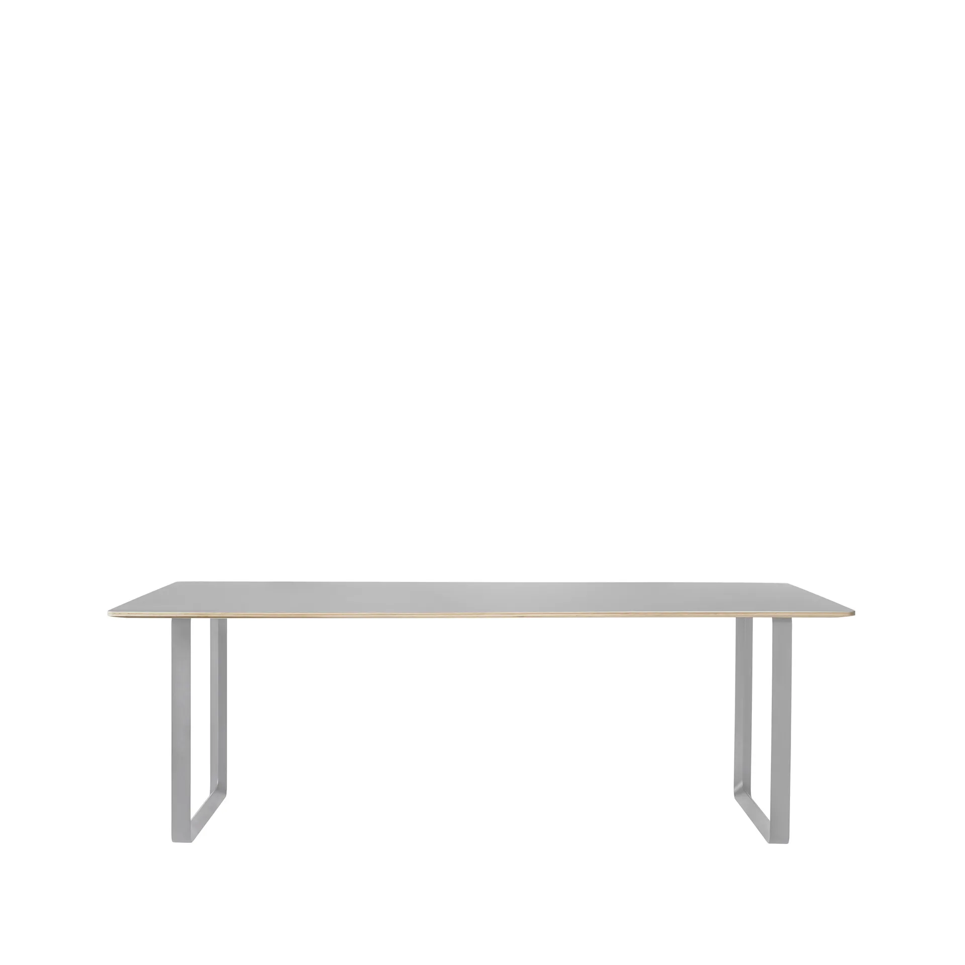 Τραπεζαρία 70/70 225x90 cm, Grey linoleum-Plywood-Grey Muuto