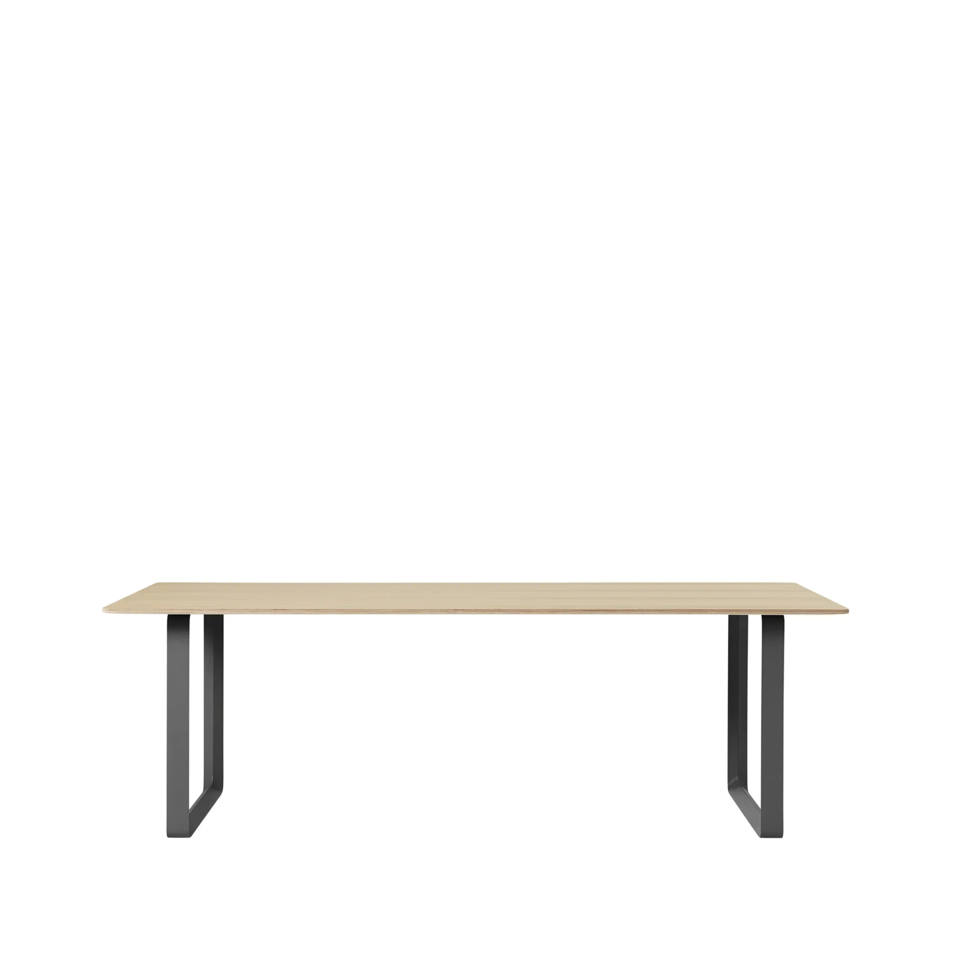 Τραπεζαρία 70/70 225x90 cm, Oak veneer-Plywood-Black Muuto