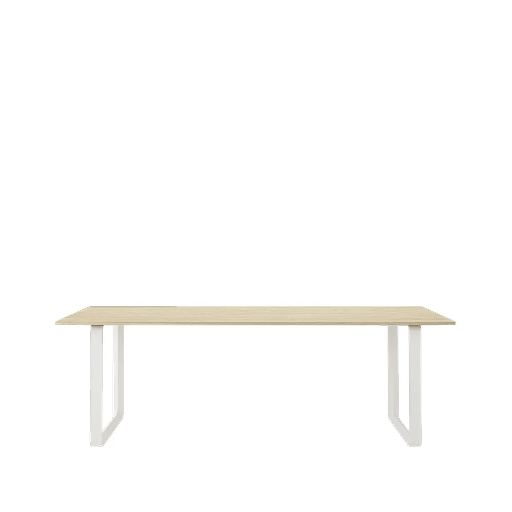 Τραπεζαρία 70/70 225x90 cm, Solid oak-White Muuto