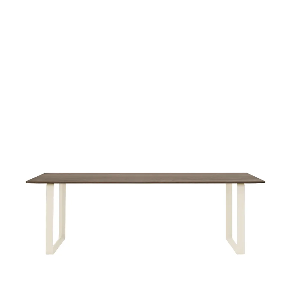 Τραπεζαρία 70/70 225x90 cm, Solid smoked oak-Sand Muuto