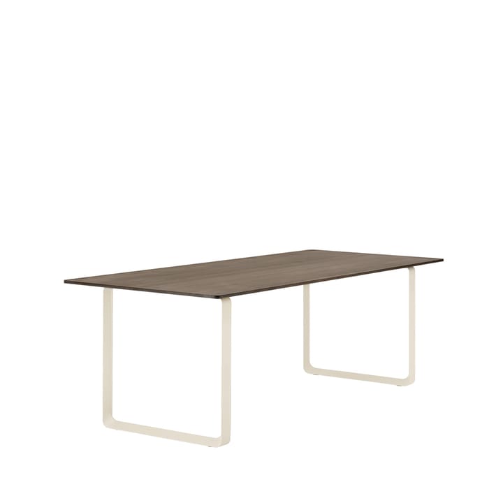 Τραπεζαρία 70/70 225x90 cm, Solid smoked oak-Sand Muuto