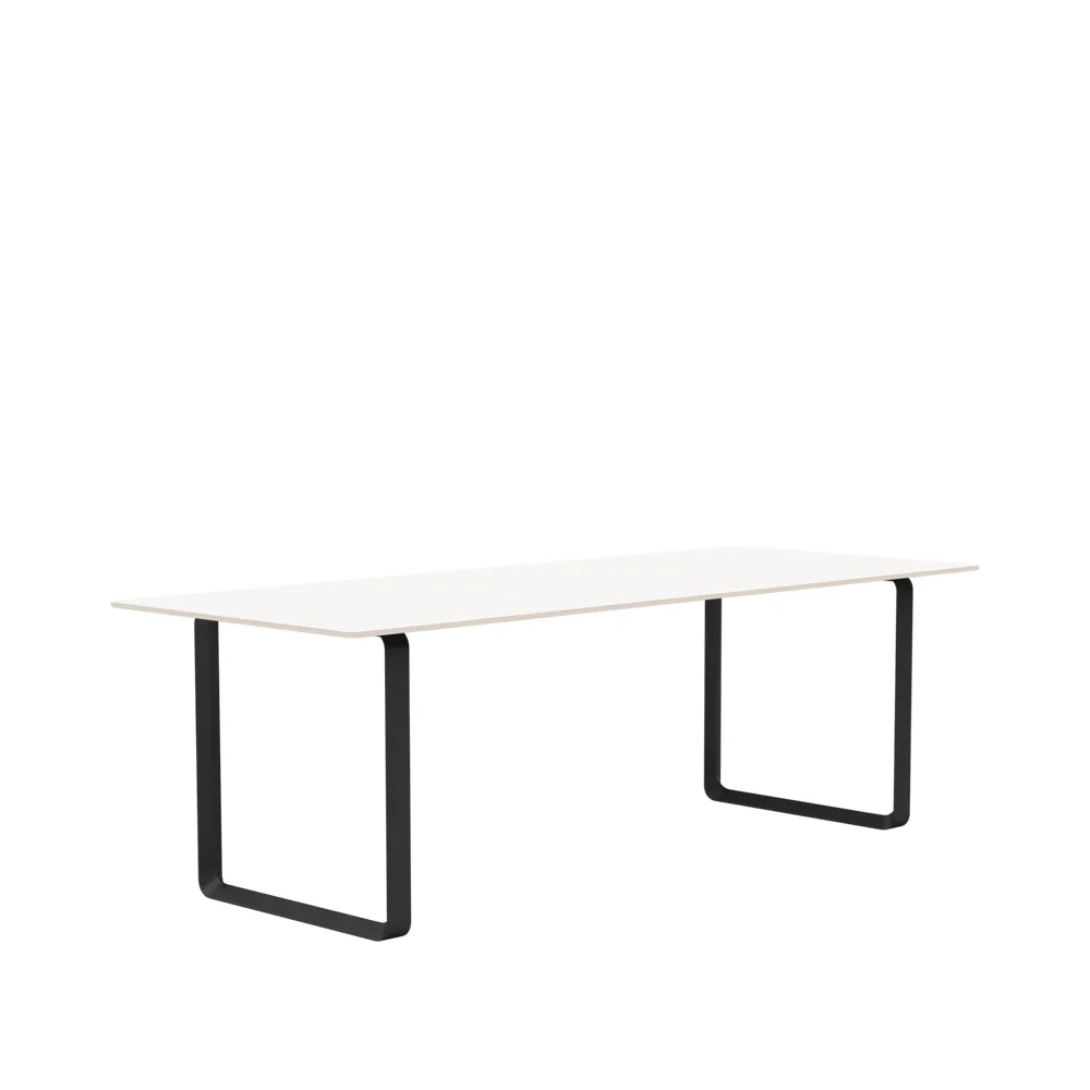 Τραπεζαρία 70/70 225x90 cm, White laminate-Plywood-Black Muuto