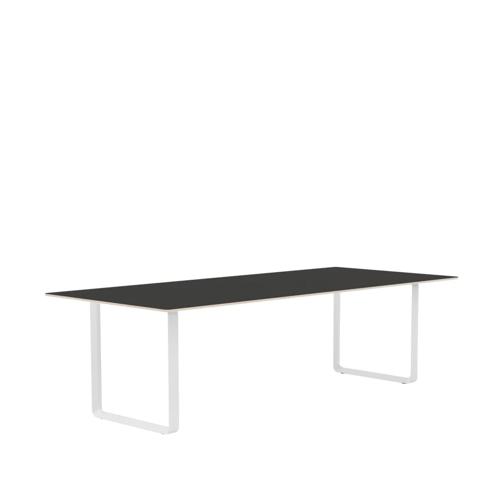 Τραπεζαρία 70/70 255x108 cm, Black linoleum-Plywood-White Muuto