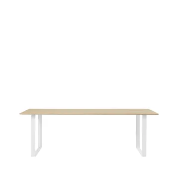 Τραπεζαρία 70/70 255x108 cm - Oak veener-Plywood-White - Muuto