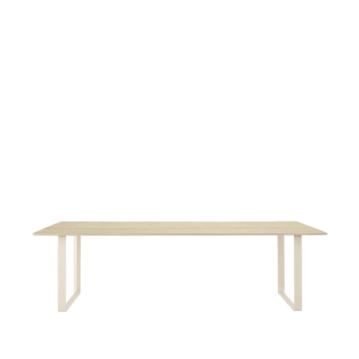 Τραπεζαρία 70/70 255x108 cm - Solid oak-Sand - Muuto