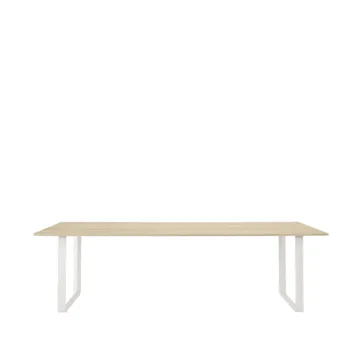 Τραπεζαρία 70/70 255x108 cm - Solid oak-White - Muuto