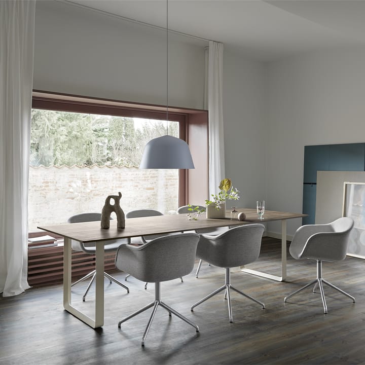 Τραπεζαρία 70/70 255x108 cm, Solid smoked oak-Black Muuto
