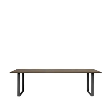 Τραπεζαρία 70/70 255x108 cm - Solid smoked oak-Black - Muuto