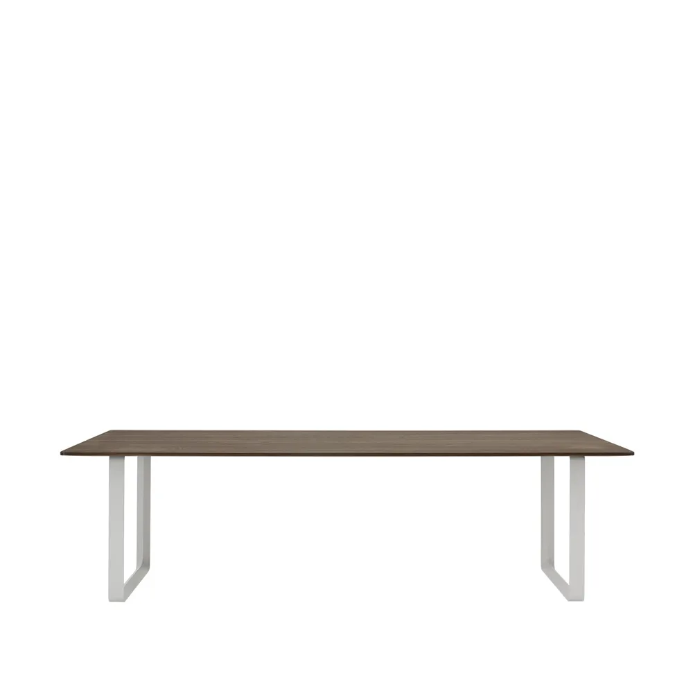 Τραπεζαρία 70/70 255x108 cm, Solid smoked oak-Grey Muuto