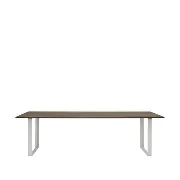 Τραπεζαρία 70/70 255x108 cm - Solid smoked oak-Grey - Muuto