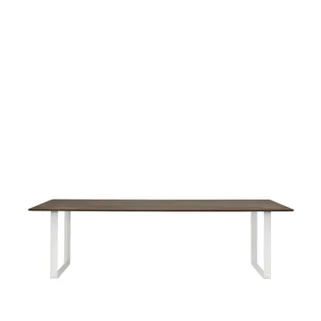 Τραπεζαρία 70/70 255x108 cm - Solid smoked oak-White - Muuto