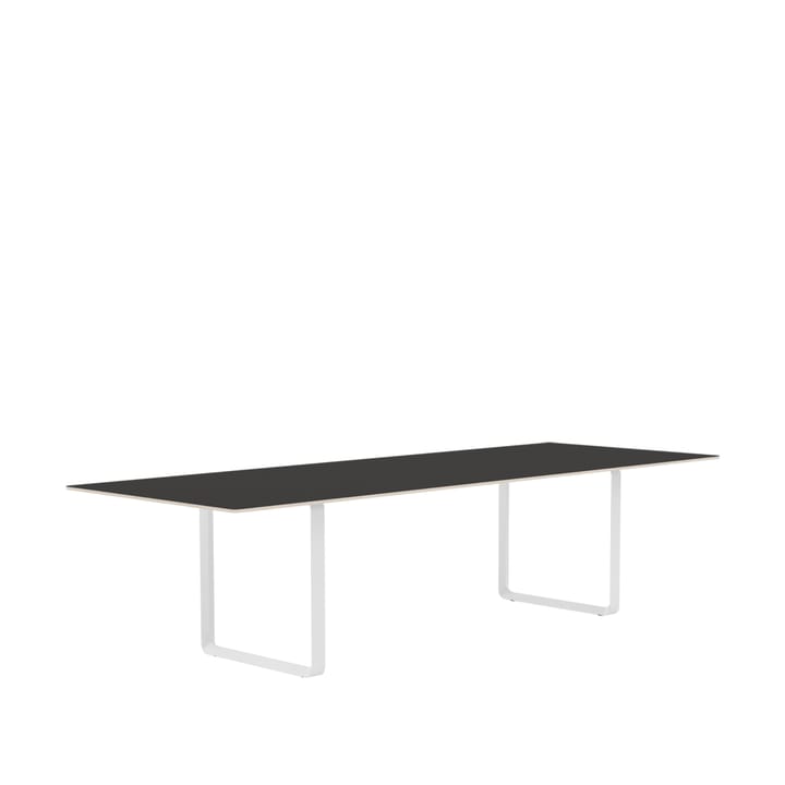 Τραπεζαρία 70/70 295x108 cm - Black linoleum-Plywood-White - Muuto