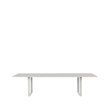 Τραπεζαρία 70/70 295x108 cm - Grey linoleum-Plywood-Grey - Muuto