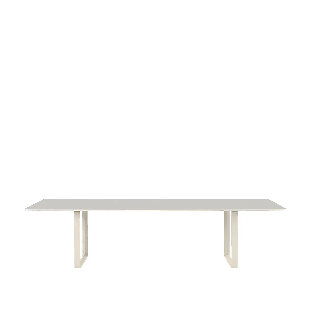 Τραπεζαρία 70/70 295x108 cm, Grey linoleum-Plywood-Sand Muuto
