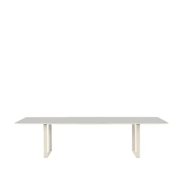 Τραπεζαρία 70/70 295x108 cm - Grey linoleum-Plywood-Sand - Muuto