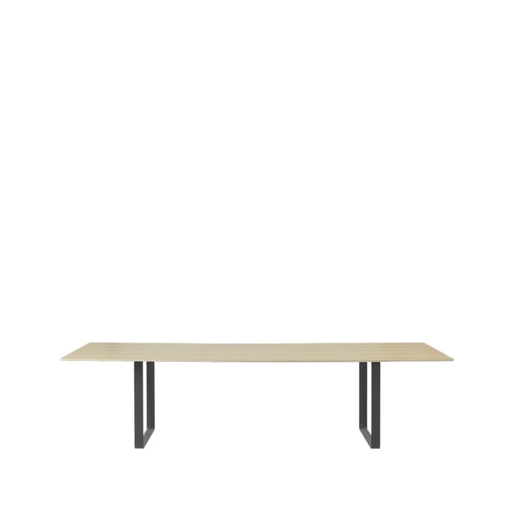 Τραπεζαρία 70/70 295x108 cm - Oak veneer-Plywood-Black - Muuto