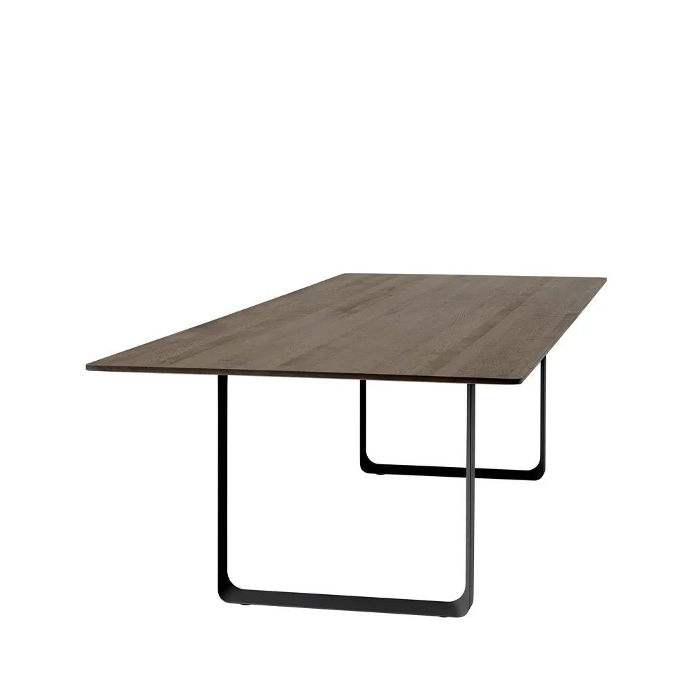Τραπεζαρία 70/70 295x108 cm, Solid smoked oak-Black Muuto