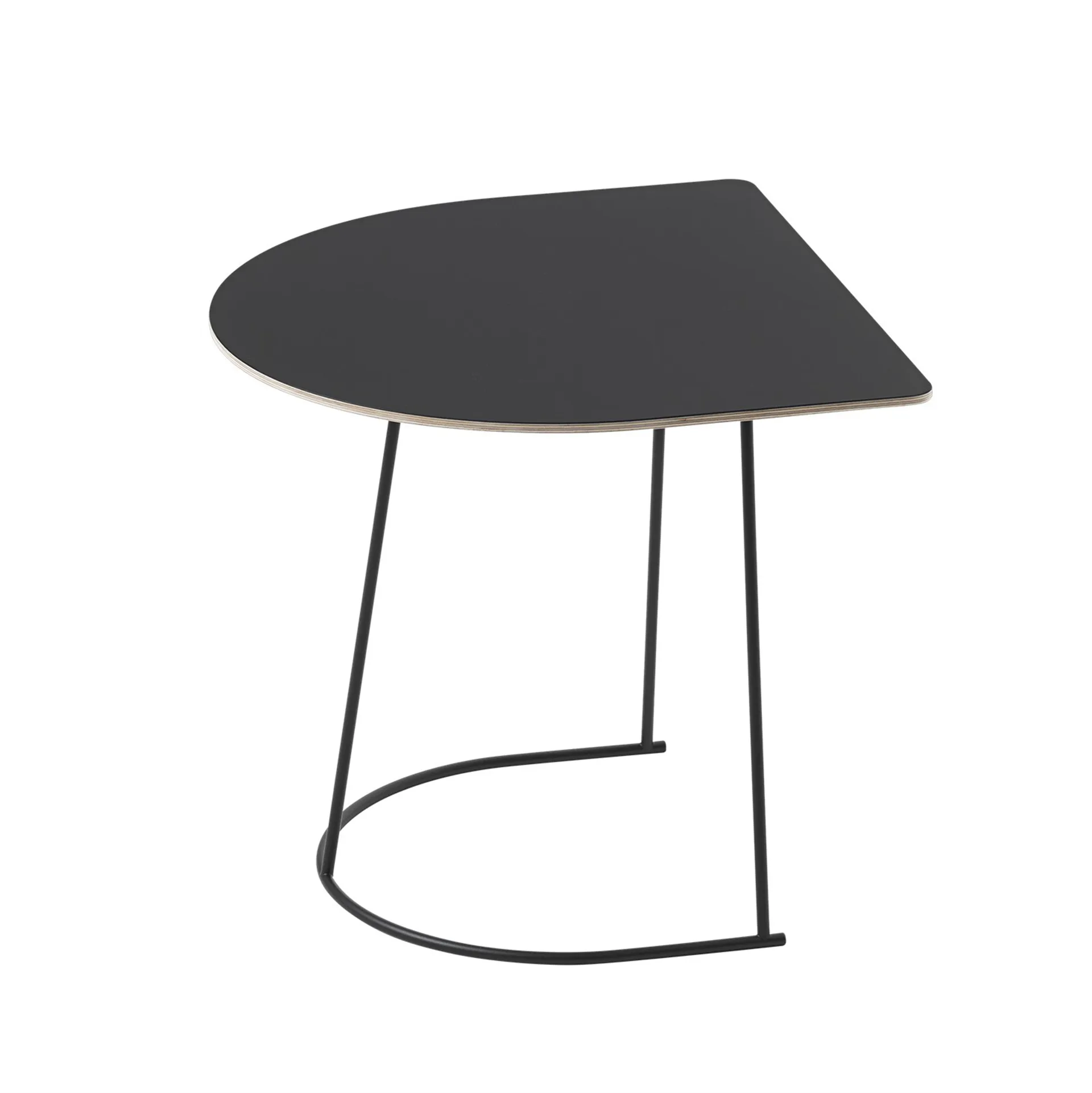 Airy τραπεζάκι καναπέ μισό μέγεθος, Μαύρο Muuto