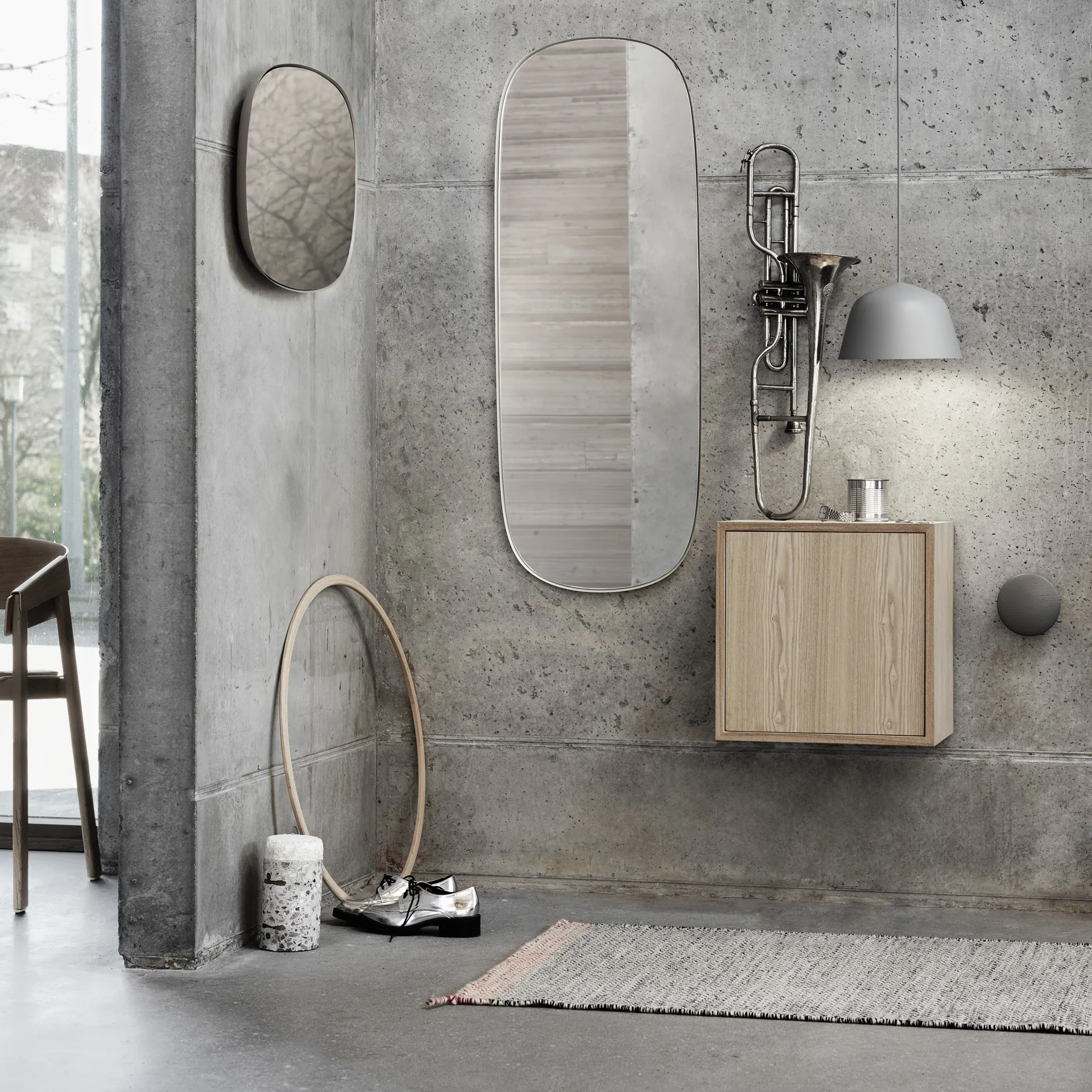 Ambit φωτιστικό οροφής Ø25 cm, γκρι Muuto