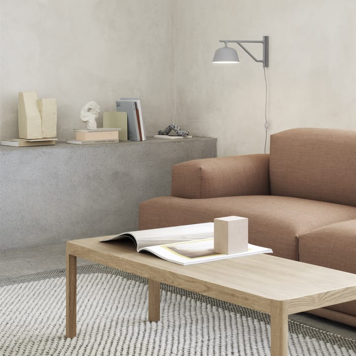 Ambit φωτιστικό τοίχου, γκρι Muuto