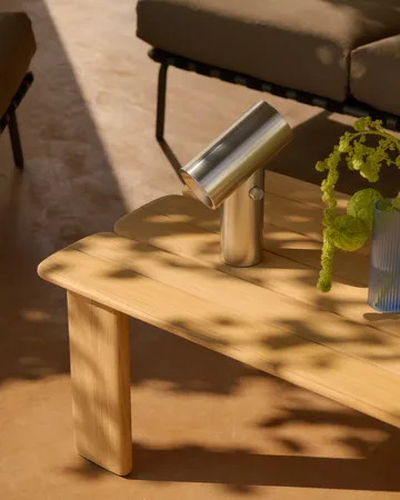 Assemble τραπεζάκι σαλονιού - Teak, 135x55 εκ. - Muuto