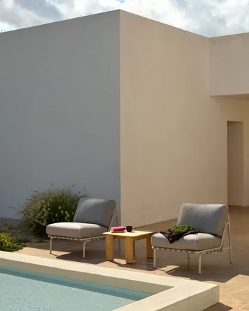 Assemble τραπεζάκι σαλονιού - Teak, 55x55 εκ. - Muuto