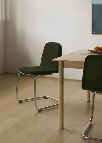 Brink Chair Cantilever Base καρέκλα - Δρυς-χρώμιο - Muuto