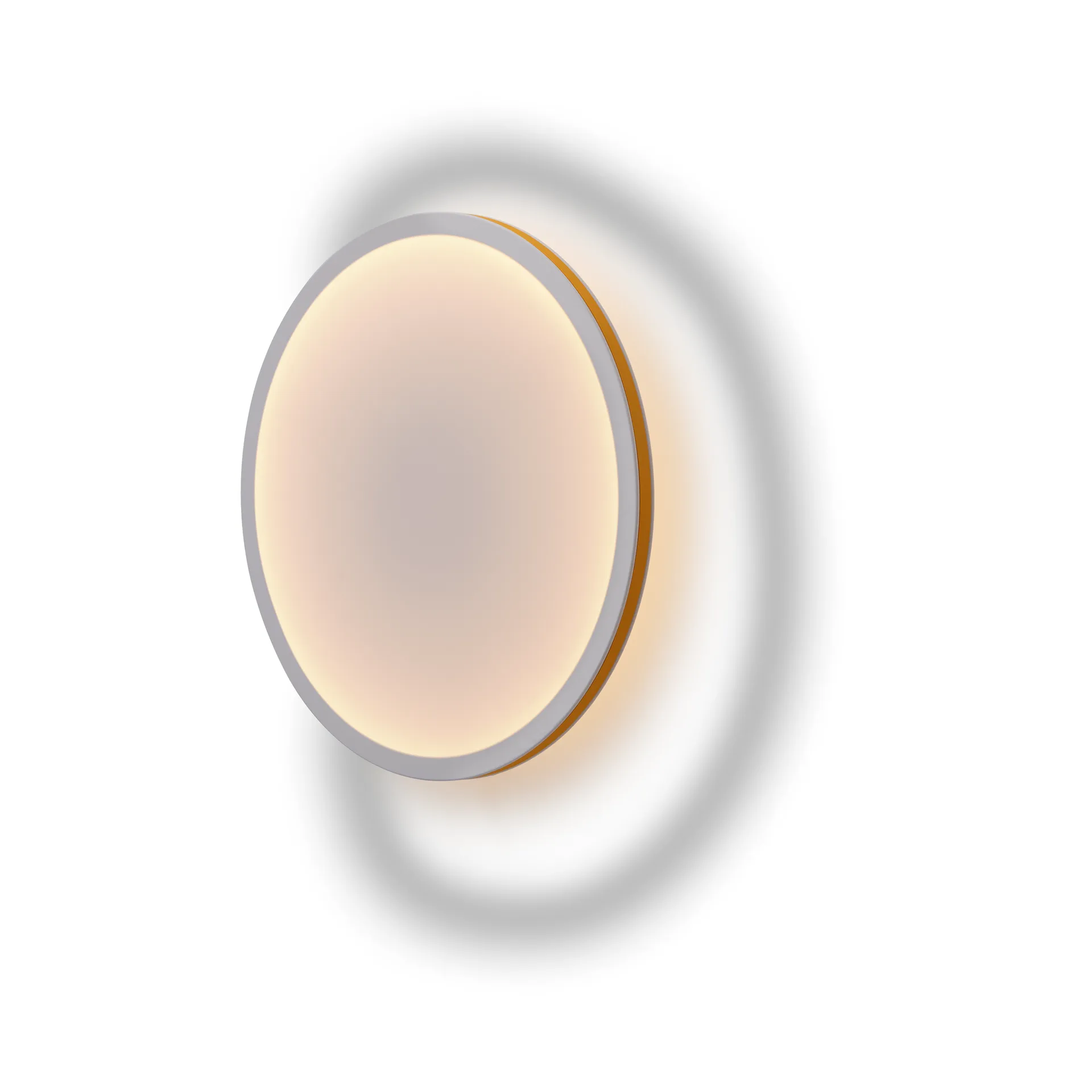 Φωτιστικό τοίχου Calm Ø50 cm, White/Orange Muuto