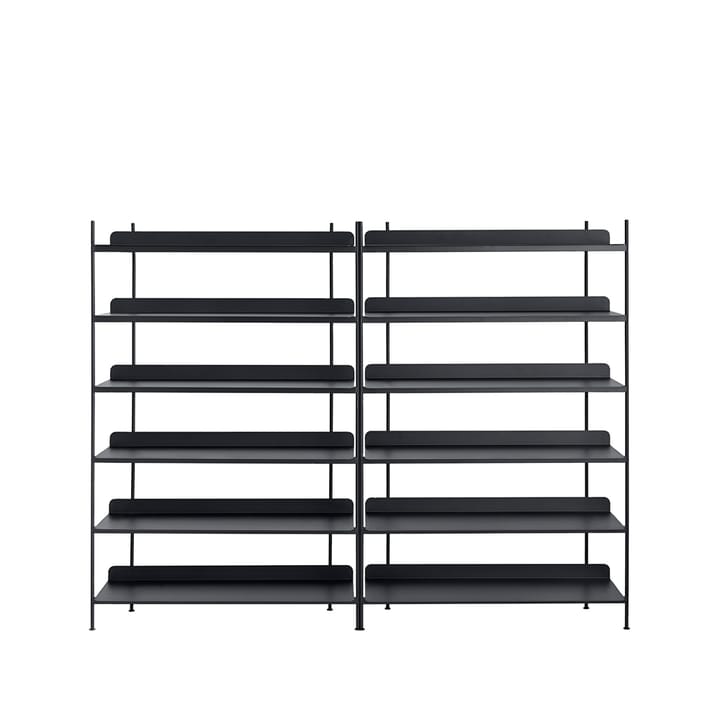 Compile configuration 8 συστήμα ραφιών - Black - Muuto
